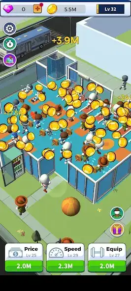 Play Idle Gym Club Tycoon as an online game Idle Gym Club Tycoon with UptoPlay