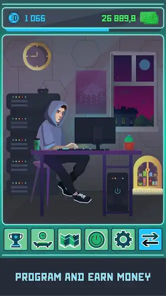 Play Idle Hacker Simulator  and enjoy Idle Hacker Simulator with UptoPlay