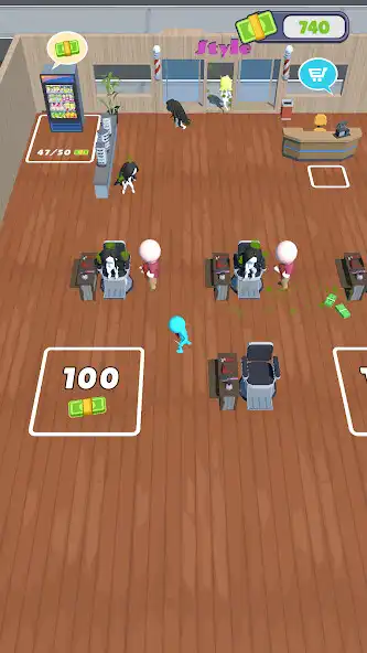 Play Idle Hair Shop as an online game Idle Hair Shop with UptoPlay