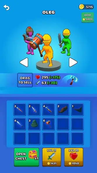 Play Idle Hero Craft as an online game Idle Hero Craft with UptoPlay