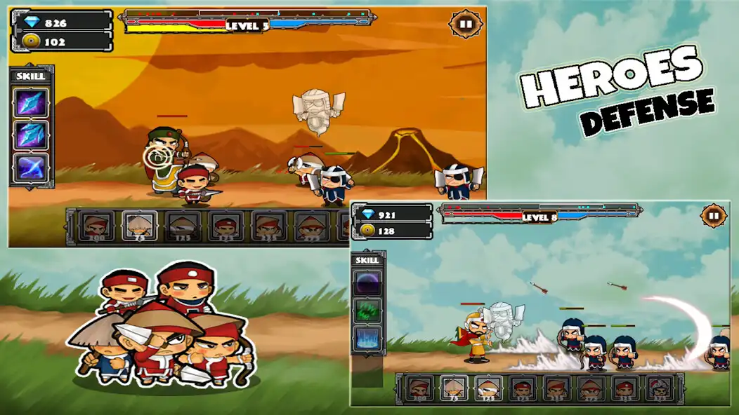 Play Idle Heroes Defense  and enjoy Idle Heroes Defense with UptoPlay