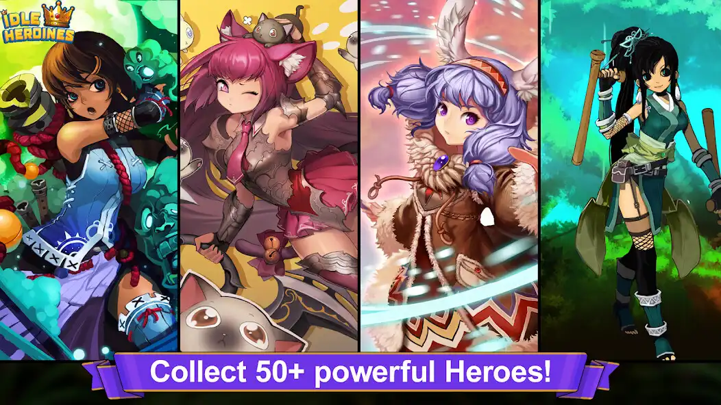 Play Idle Heroines  and enjoy Idle Heroines with UptoPlay