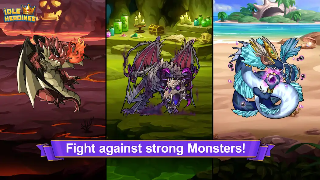 Play Idle Heroines as an online game Idle Heroines with UptoPlay