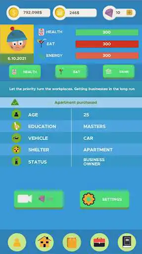 Play Idle Homeless - Life Simulator  and enjoy Idle Homeless - Life Simulator with UptoPlay