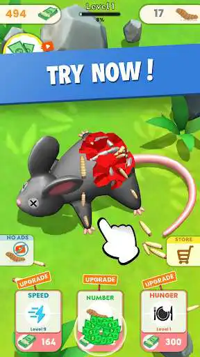 Play Idle Maggots  and enjoy Idle Maggots with UptoPlay