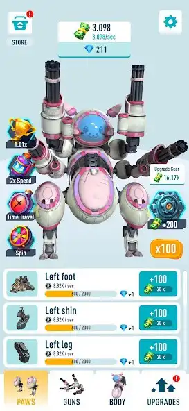 Play Idle Mecha robots — War arena  and enjoy Idle Mecha robots — War arena with UptoPlay
