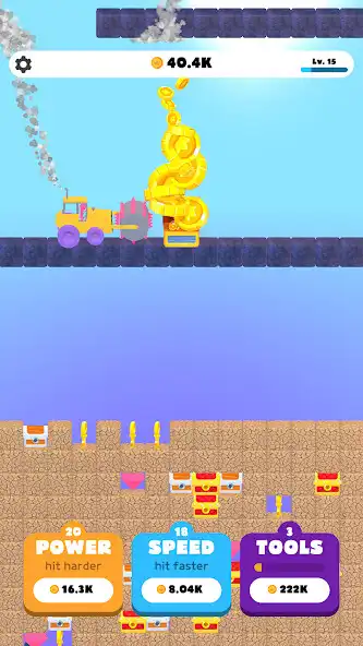 Play Idle Miner Blocks as an online game Idle Miner Blocks with UptoPlay