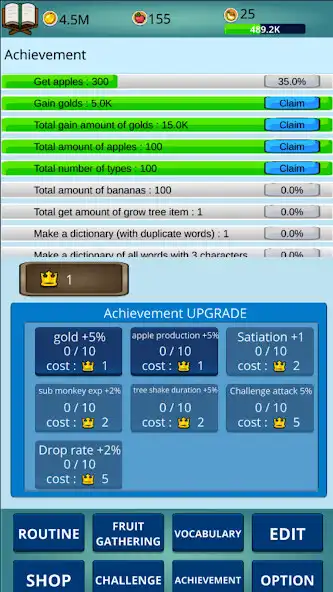 Play Idle Monkeylogy as an online game Idle Monkeylogy with UptoPlay
