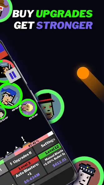 Play Idle NFT Blasta: Ball Shooter! as an online game Idle NFT Blasta: Ball Shooter! with UptoPlay