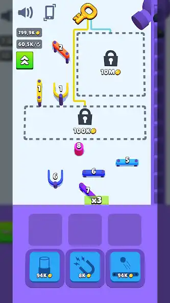 Play Idle Pin Ball – Merge Clicker  and enjoy Idle Pin Ball – Merge Clicker with UptoPlay
