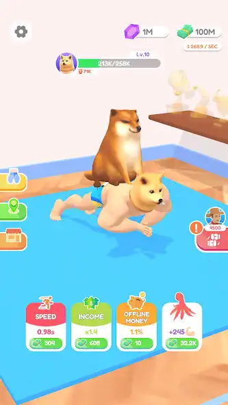 Play Idle Push Up as an online game Idle Push Up with UptoPlay