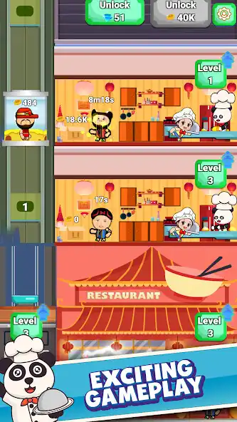 Play Idle Restaurant adventure as an online game Idle Restaurant adventure with UptoPlay