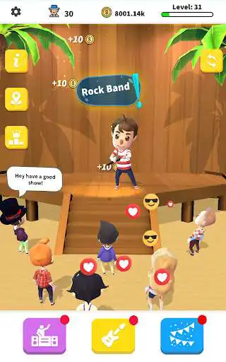 Play Idle Rock Band  and enjoy Idle Rock Band with UptoPlay