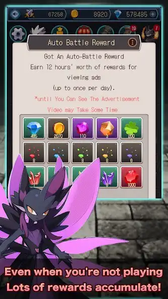 Play Idle RPG Monsters Collection as an online game Idle RPG Monsters Collection with UptoPlay