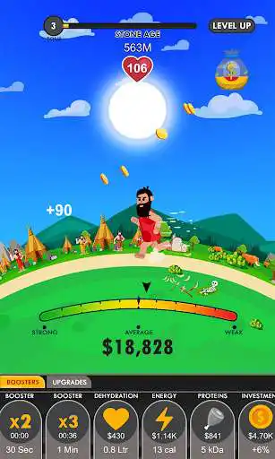 Play Idle Runner: Human Evolution Civilization Tycoon  and enjoy Idle Runner: Human Evolution Civilization Tycoon with UptoPlay