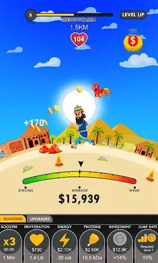Play Idle Runner: Human Evolution Civilization Tycoon as an online game Idle Runner: Human Evolution Civilization Tycoon with UptoPlay