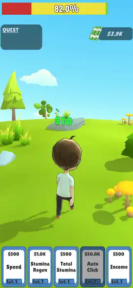 Play Idle Runner as an online game Idle Runner with UptoPlay