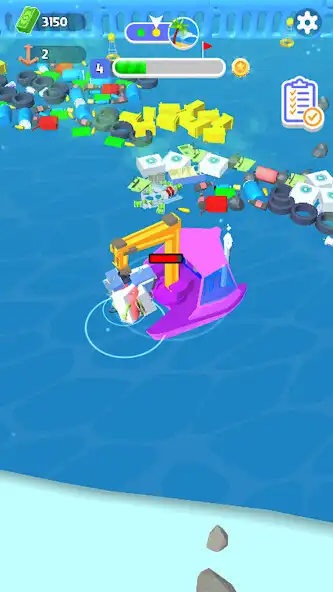 Play Idle Sea Cleaner as an online game Idle Sea Cleaner with UptoPlay