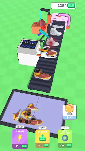 Play Idle Shoe Factory as an online game Idle Shoe Factory with UptoPlay