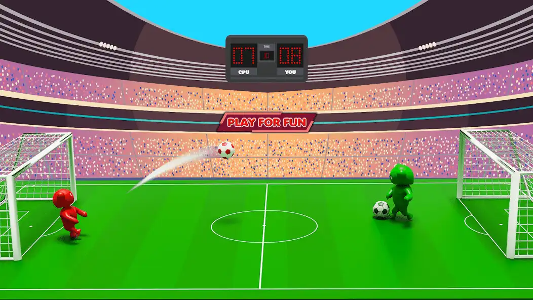 Play Idle Soccer Battle Arena 3D as an online game Idle Soccer Battle Arena 3D with UptoPlay