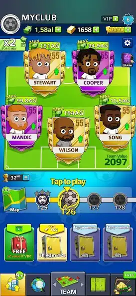 Play Idle Soccer Story - Tycoon RPG as an online game Idle Soccer Story - Tycoon RPG with UptoPlay