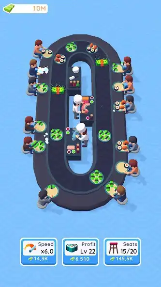 Play Idle Sushi Bar 3D  and enjoy Idle Sushi Bar 3D with UptoPlay