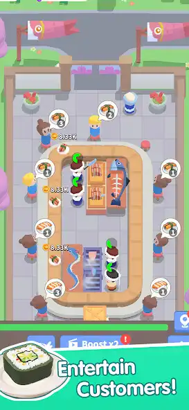 Play Idle Sushi House as an online game Idle Sushi House with UptoPlay