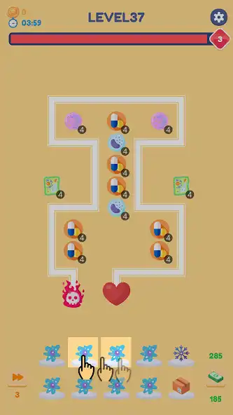 Play Idle TD: Virus Invasion as an online game Idle TD: Virus Invasion with UptoPlay