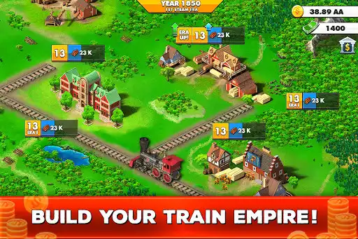 Play Idle Train Tycoon  and enjoy Idle Train Tycoon with UptoPlay