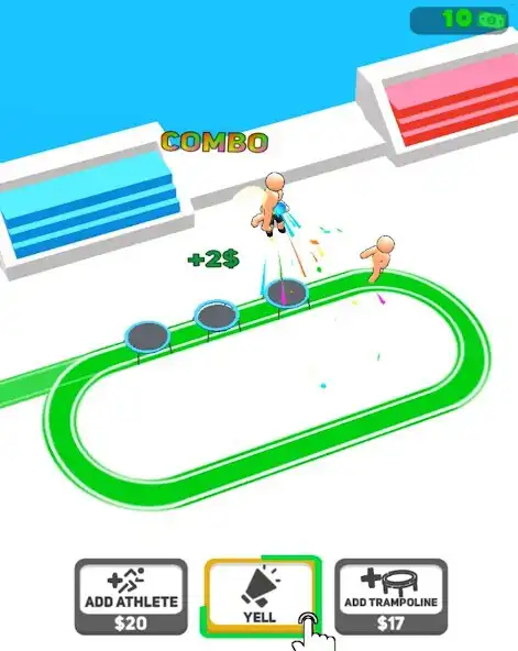 Play idle trampoline master as an online game idle trampoline master with UptoPlay