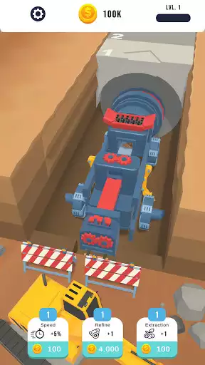 Play Idle Tunnel Digger as an online game Idle Tunnel Digger with UptoPlay