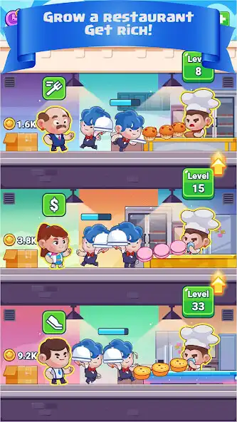 Play Idle Tycoon Game - Restaurant  and enjoy Idle Tycoon Game - Restaurant with UptoPlay
