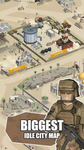 Play Idle Warzone 3d: Military Game - Army Tycoon  and enjoy Idle Warzone 3d: Military Game - Army Tycoon with UptoPlay