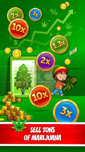 Play Idle Weed Grower as an online game Idle Weed Grower with UptoPlay
