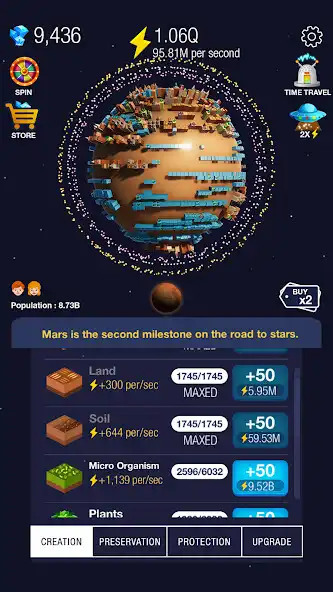 Play Idle World - Build The Planet  and enjoy Idle World - Build The Planet with UptoPlay