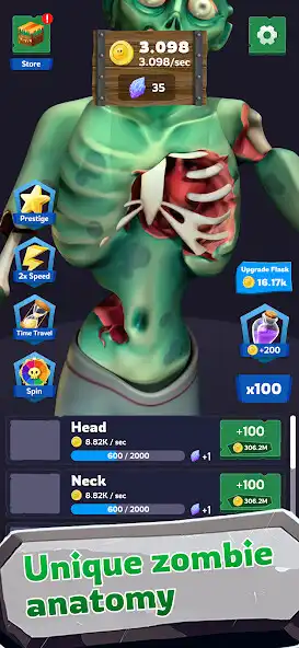 Play Idle Zombie empire — build it! as an online game Idle Zombie empire — build it! with UptoPlay