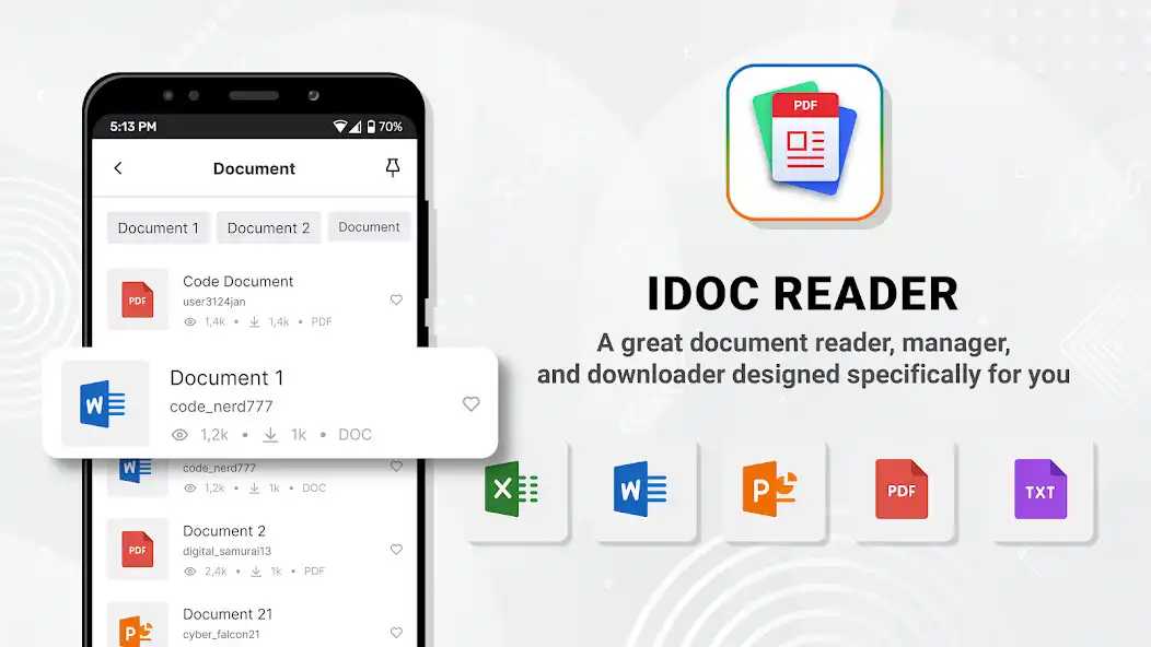 Play iDoc - Word Excel PDF Reader  and enjoy iDoc - Word Excel PDF Reader with UptoPlay