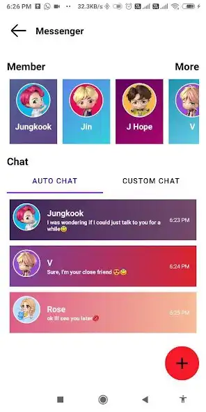 Play Idol Messenger - Black pink Ch as an online game Idol Messenger - Black pink Ch with UptoPlay