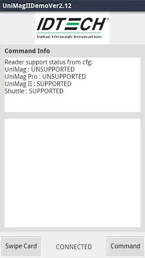 Play APK ID TECH UniMag Demo  and enjoy ID TECH UniMag Demo with UptoPlay IDTech.MSR.uniMag.Demo