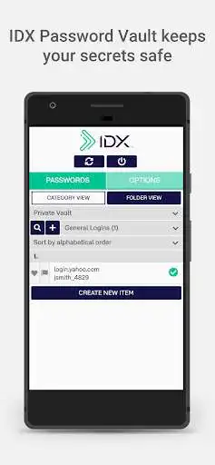 Play IDX Password Manager as an online game IDX Password Manager with UptoPlay