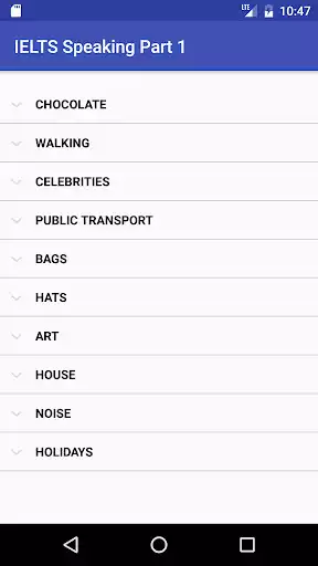 Play APK IELTS Speaking  and enjoy IELTS Speaking with UptoPlay com.andromo.dev392427.app577179