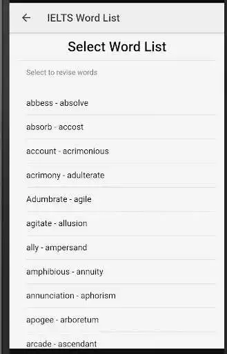 Play IELTS word vocabulary as an online game IELTS word vocabulary with UptoPlay