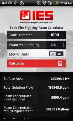 Play IES Foam/Friction Calculator