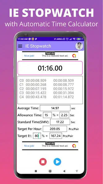 Play IE Stopwatch - Auto Time Study  and enjoy IE Stopwatch - Auto Time Study with UptoPlay