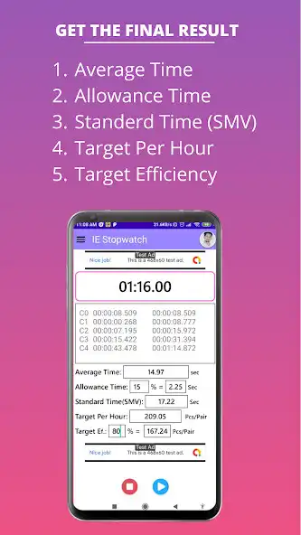 Play IE Stopwatch - Auto Time Study as an online game IE Stopwatch - Auto Time Study with UptoPlay