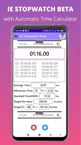 Play IE Stopwatch Beta - Time Study  and enjoy IE Stopwatch Beta - Time Study with UptoPlay