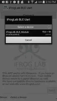 Play iFrogLab F-60 UART APP Play iFrogLab F-60 UART APP