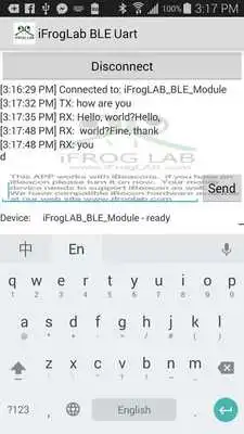 Play iFrogLab F-60 UART APP Play iFrogLab F-60 UART APP