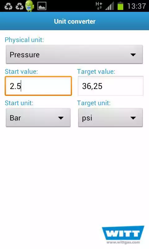 Play iGASES gas guide and converter