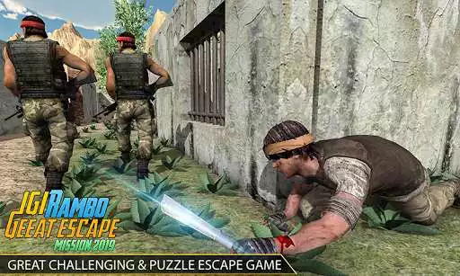 Play IGI Rambo Jungle Prison Escape 2019 as an online game IGI Rambo Jungle Prison Escape 2019 with UptoPlay